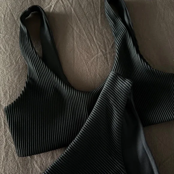 COS Ribbed Black Bikini Set - Picture 5 of 5